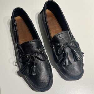 Coach Nadia Black Shoes Moccasins Loafers 10 Women’s Leather
